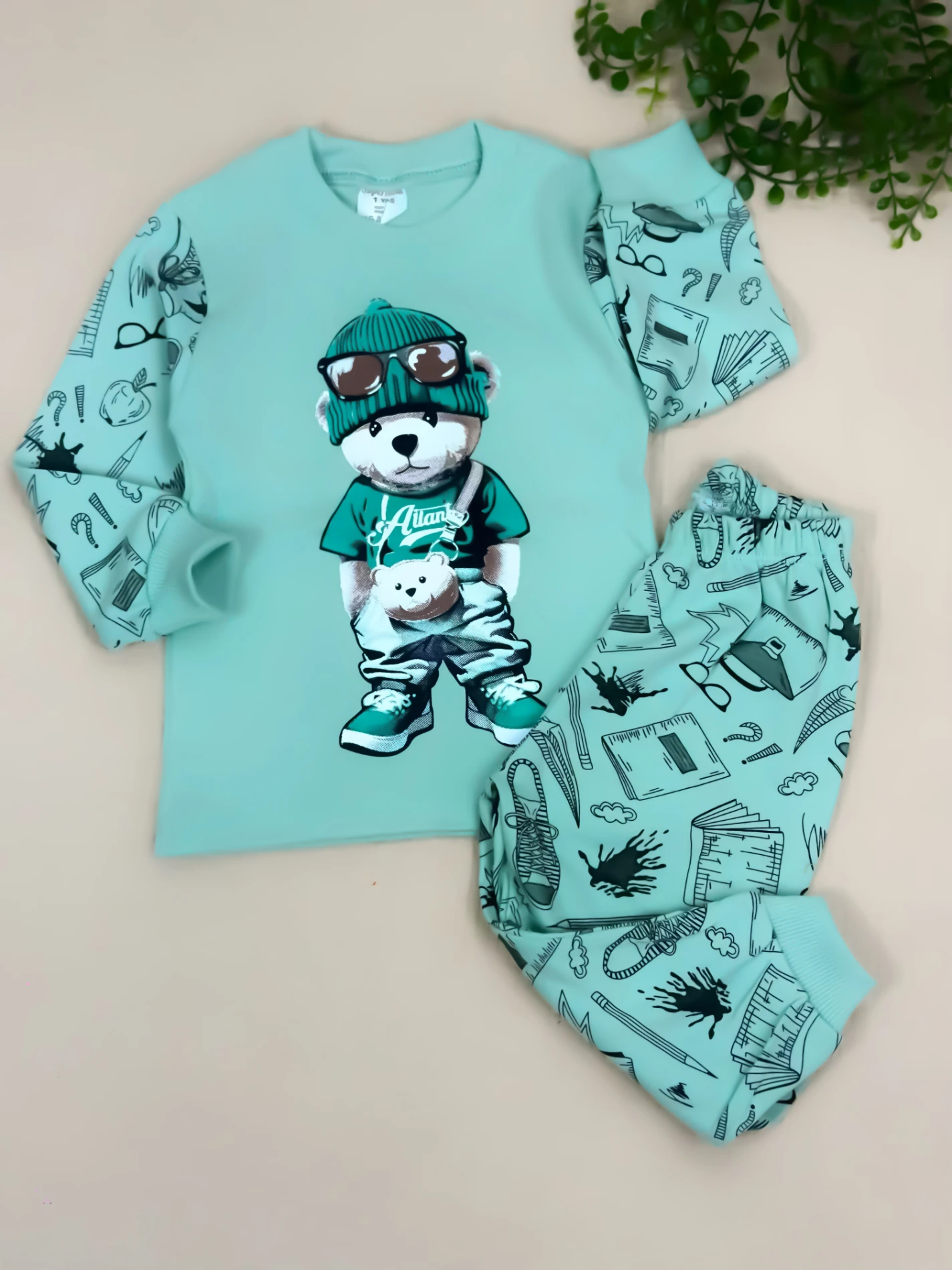 Pijama Takımı Pamuklu 1/3 Yaş Arası 