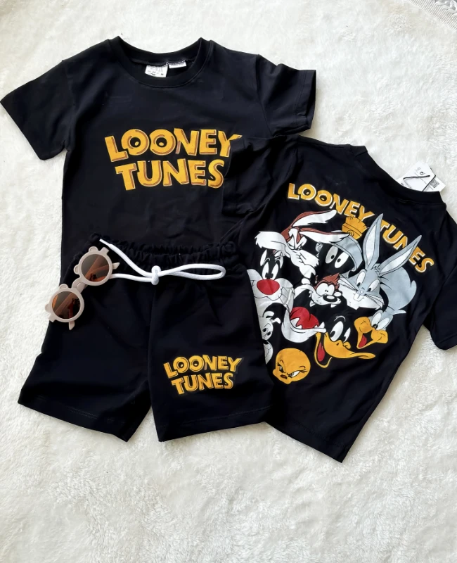 Çocuk Takım Looney Tunes Baskılı 2-8 Yaş Arası